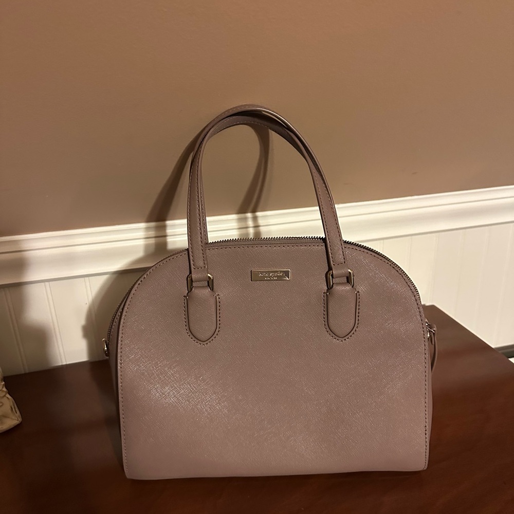 Kate Spade Dusty Pink Satchel with shoulder strap